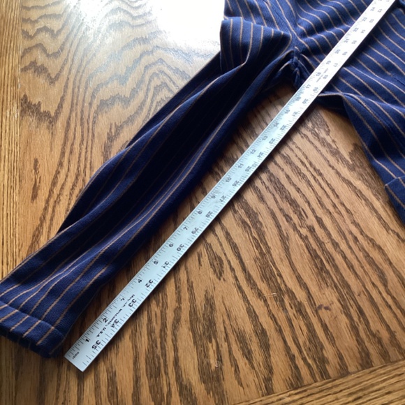 *FLAW* Boglioli Milano Womens Blazer Striped Fitted Medium *Small hole in front - Picture 11 of 11